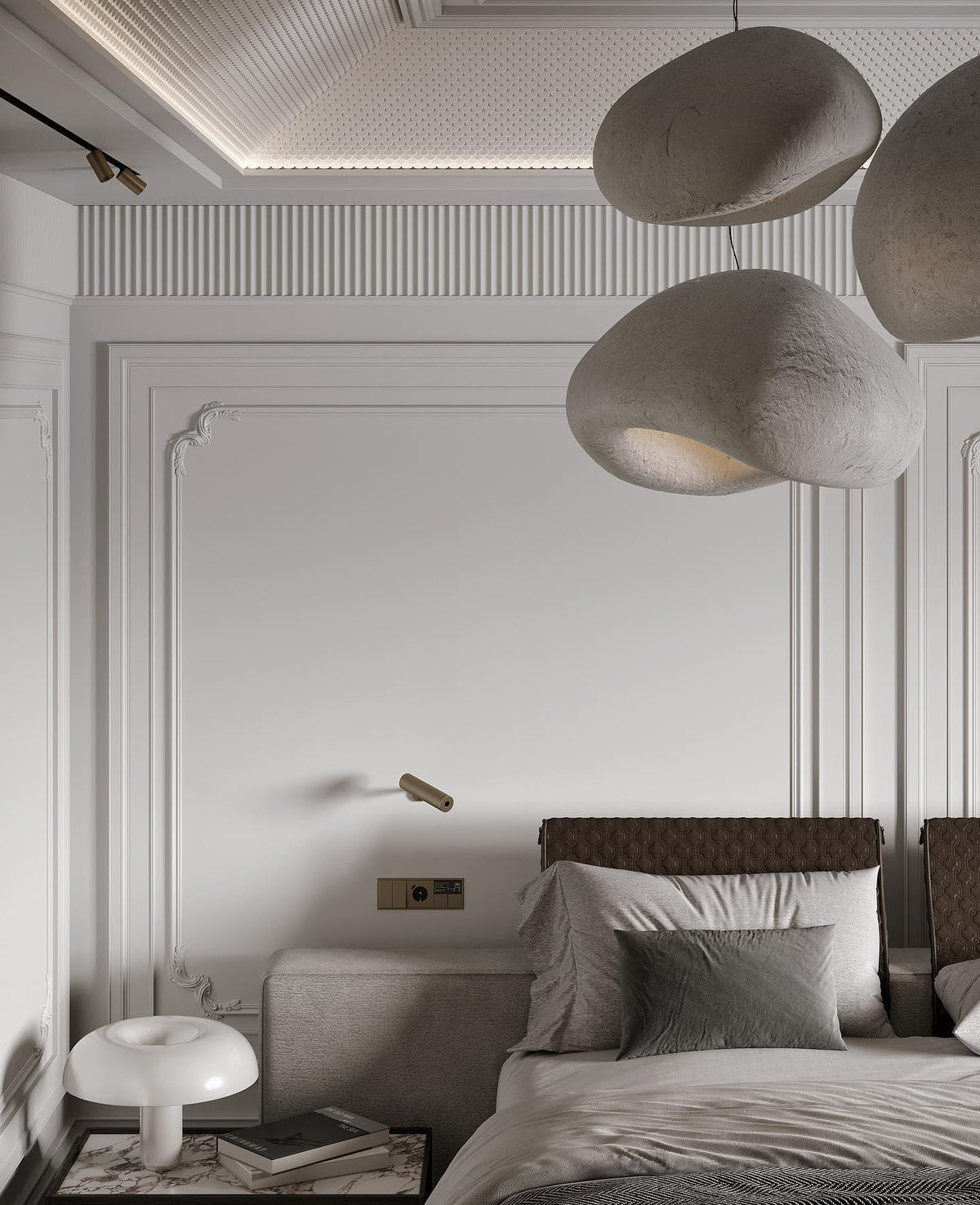 Hadrenwick Polyethylene Chandelier-Moonnatur