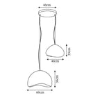 Hadrenwick Polyethylene Chandelier-Moonnatur