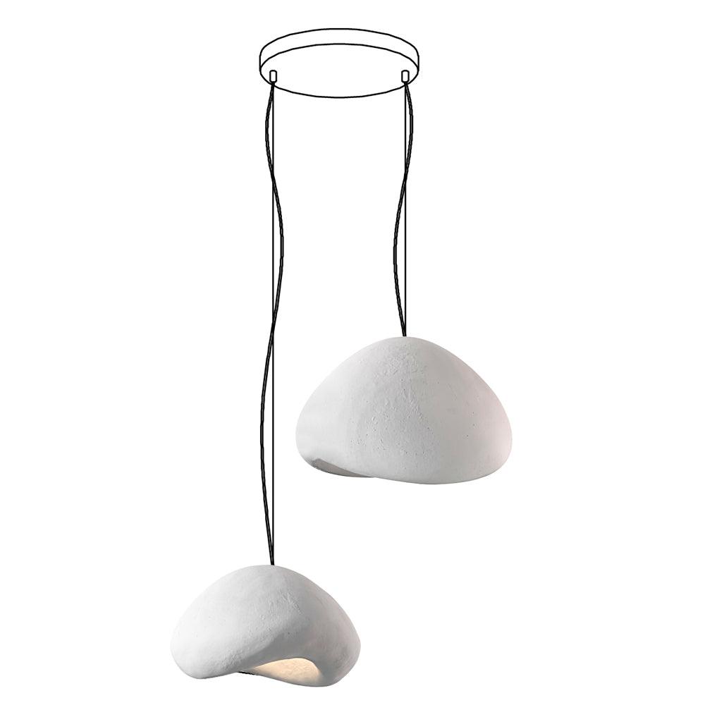 Hadrenwick Polyethylene Chandelier-Moonnatur