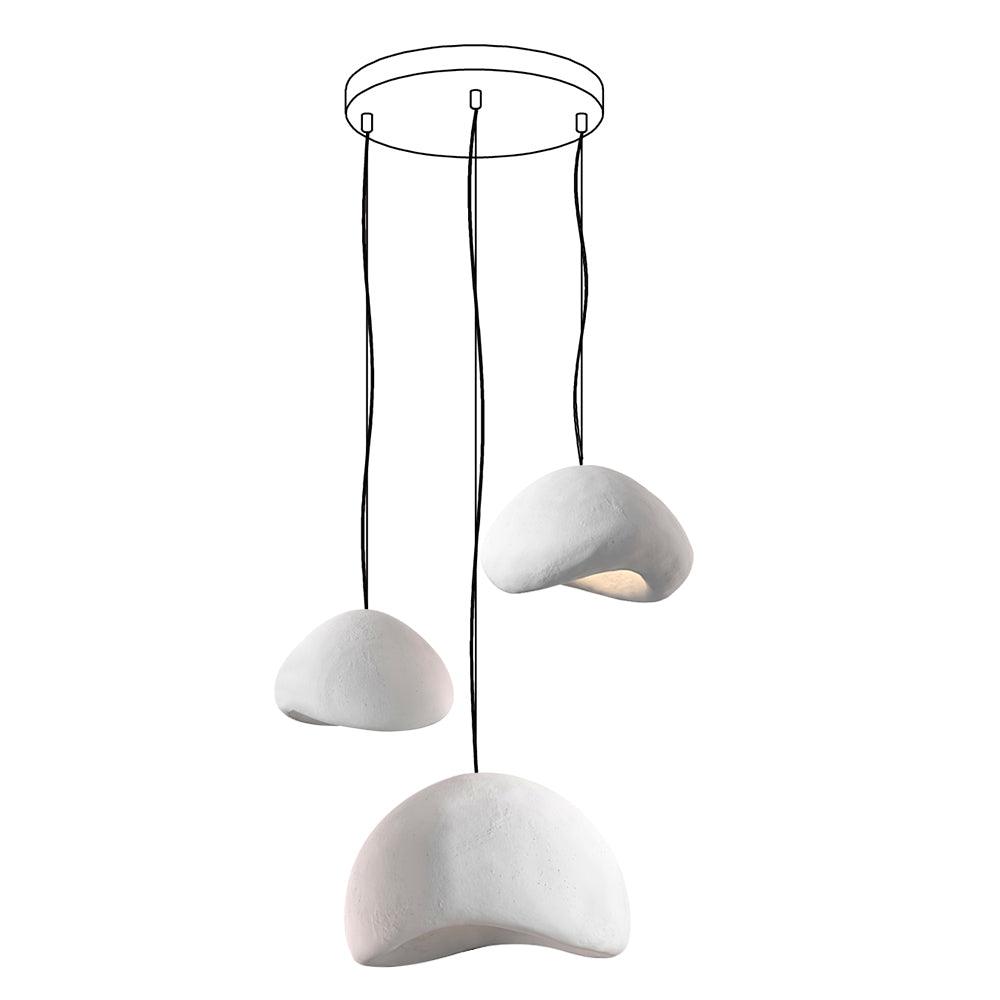 Hadrenwick Polyethylene Chandelier-Moonnatur