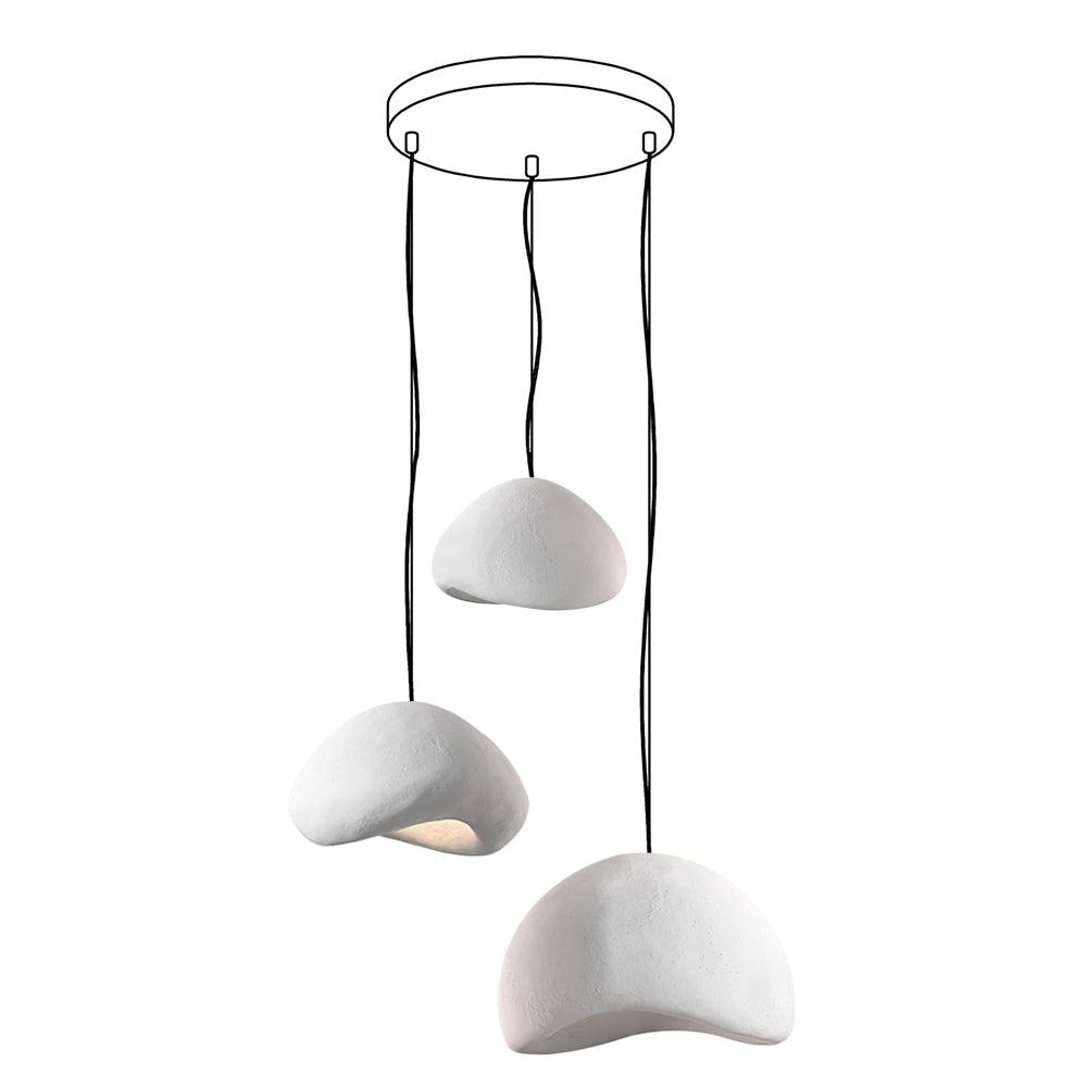 Hadrenwick Polyethylene Chandelier-Moonnatur
