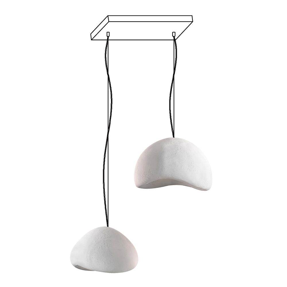 Hadrenwick Polyethylene Chandelier-Moonnatur
