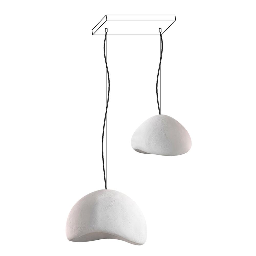 Hadrenwick Polyethylene Chandelier-Moonnatur