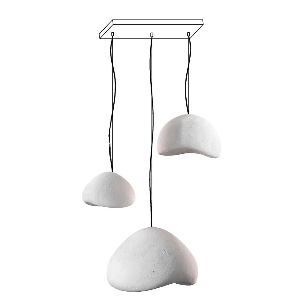 Hadrenwick Polyethylene Chandelier-Moonnatur