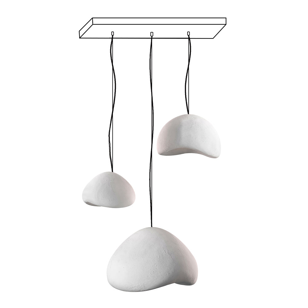 Hadrenwick Polyethylene Chandelier-Moonnatur