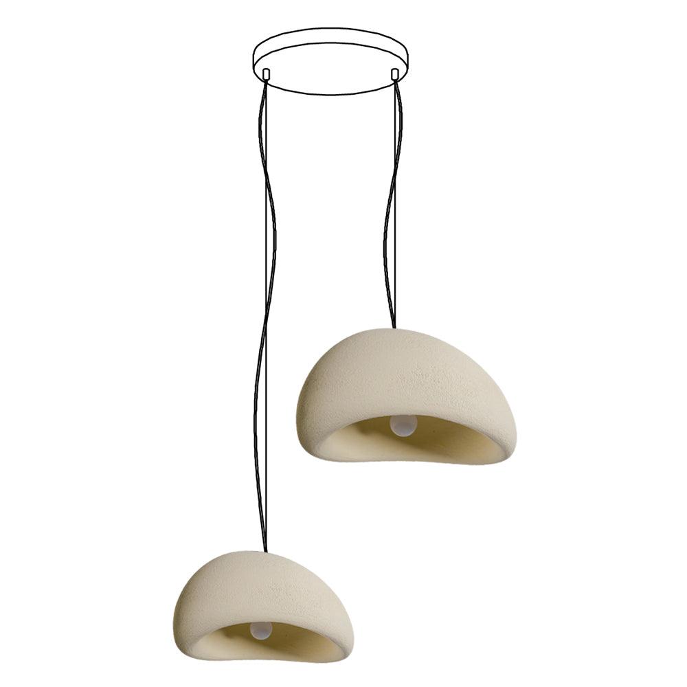 Hadrenwick Polyethylene Chandelier-Moonnatur