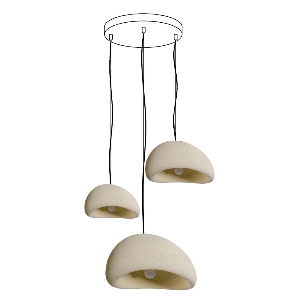 Hadrenwick Polyethylene Chandelier-Moonnatur