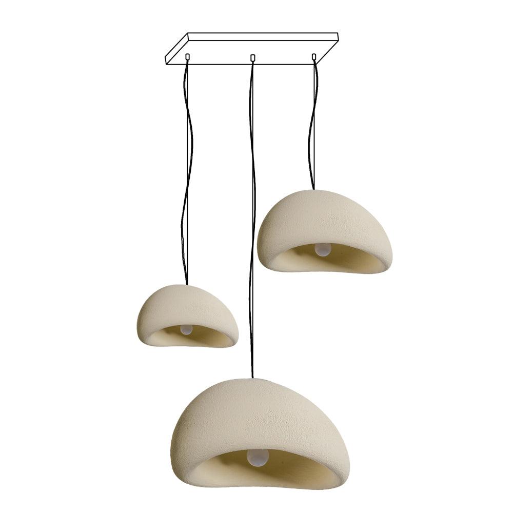 Hadrenwick Polyethylene Chandelier-Moonnatur