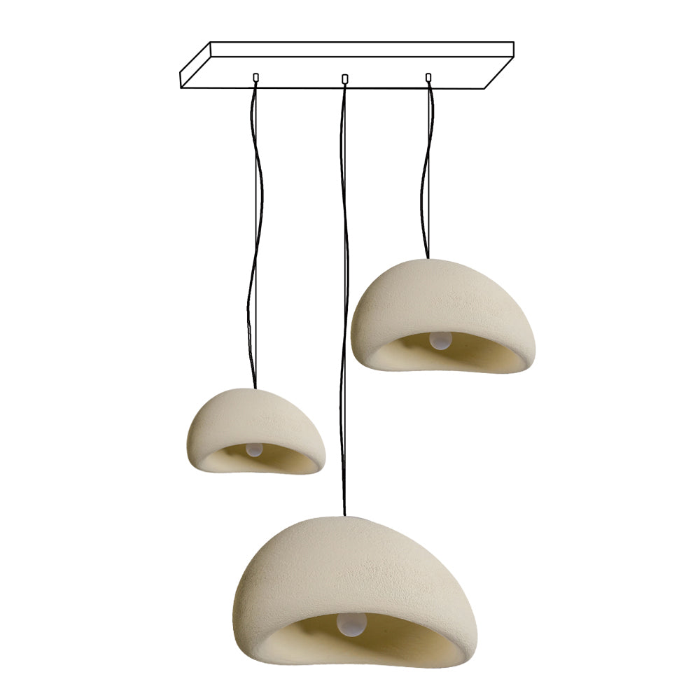 Hadrenwick Polyethylene Chandelier-Moonnatur