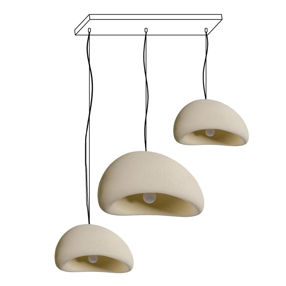 Hadrenwick Polyethylene Chandelier-Moonnatur