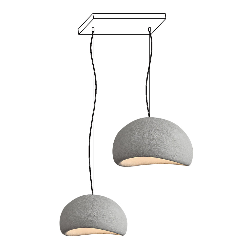 Xundria Polyethylene Chandelier-Moonnatur
