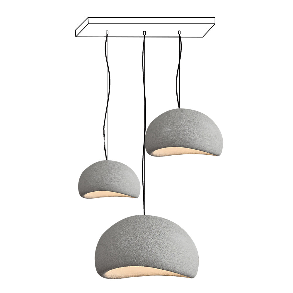 Hadrenwick Polyethylene Chandelier-Moonnatur