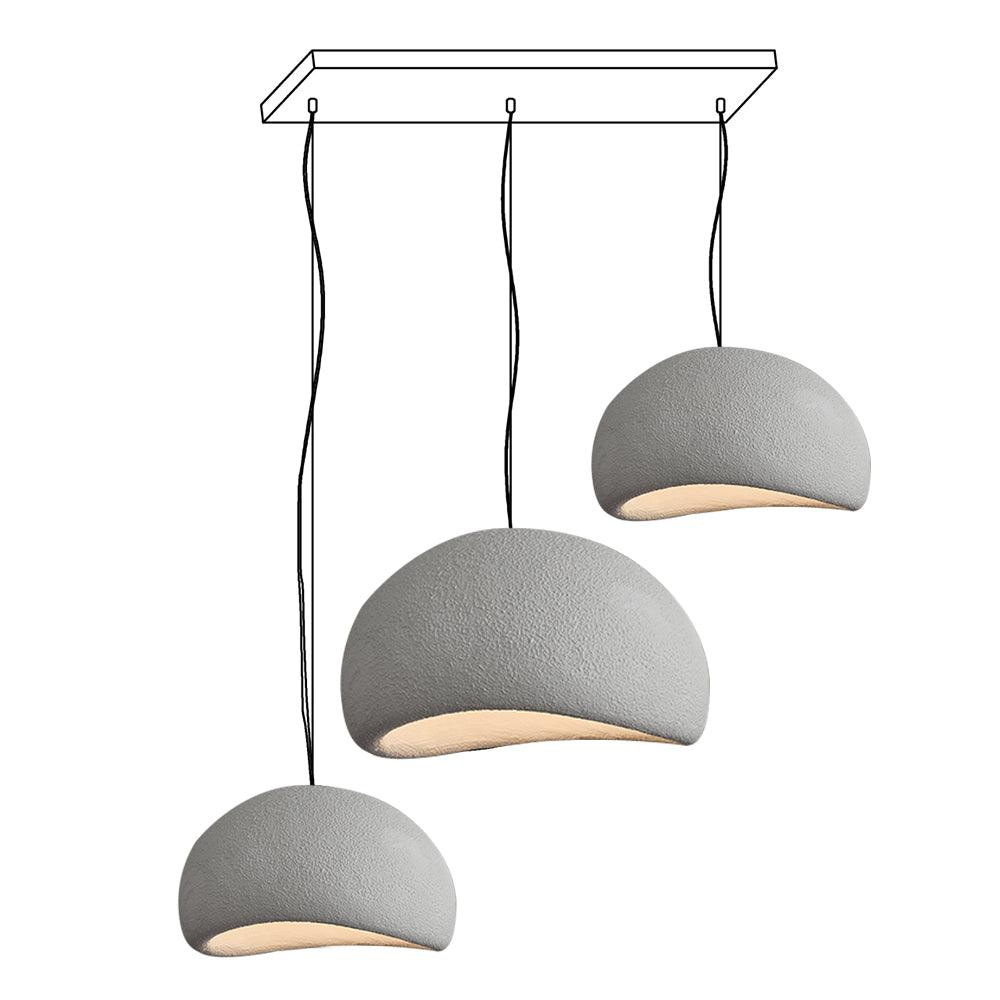 Hadrenwick Polyethylene Chandelier-Moonnatur