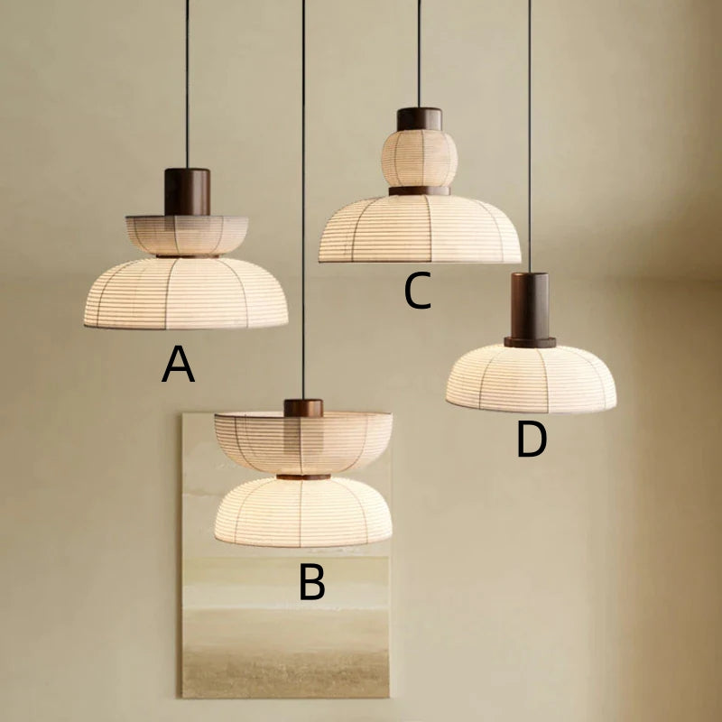 Ivrenley Fabric Pendant Light-Moonnatur