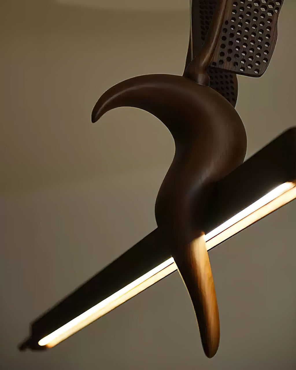 Coraara Wood Pendant Light-Moonnatur
