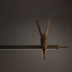 Coraara Wood Pendant Light-Moonnatur