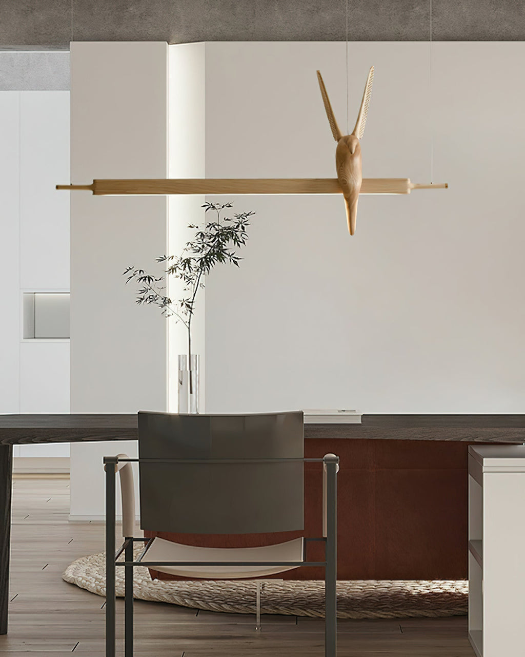 Coraara Wood Pendant Light-Moonnatur