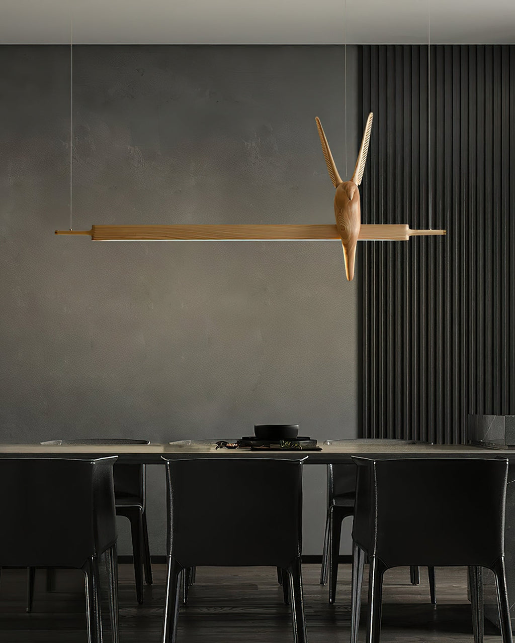 Coraara Wood Pendant Light-Moonnatur