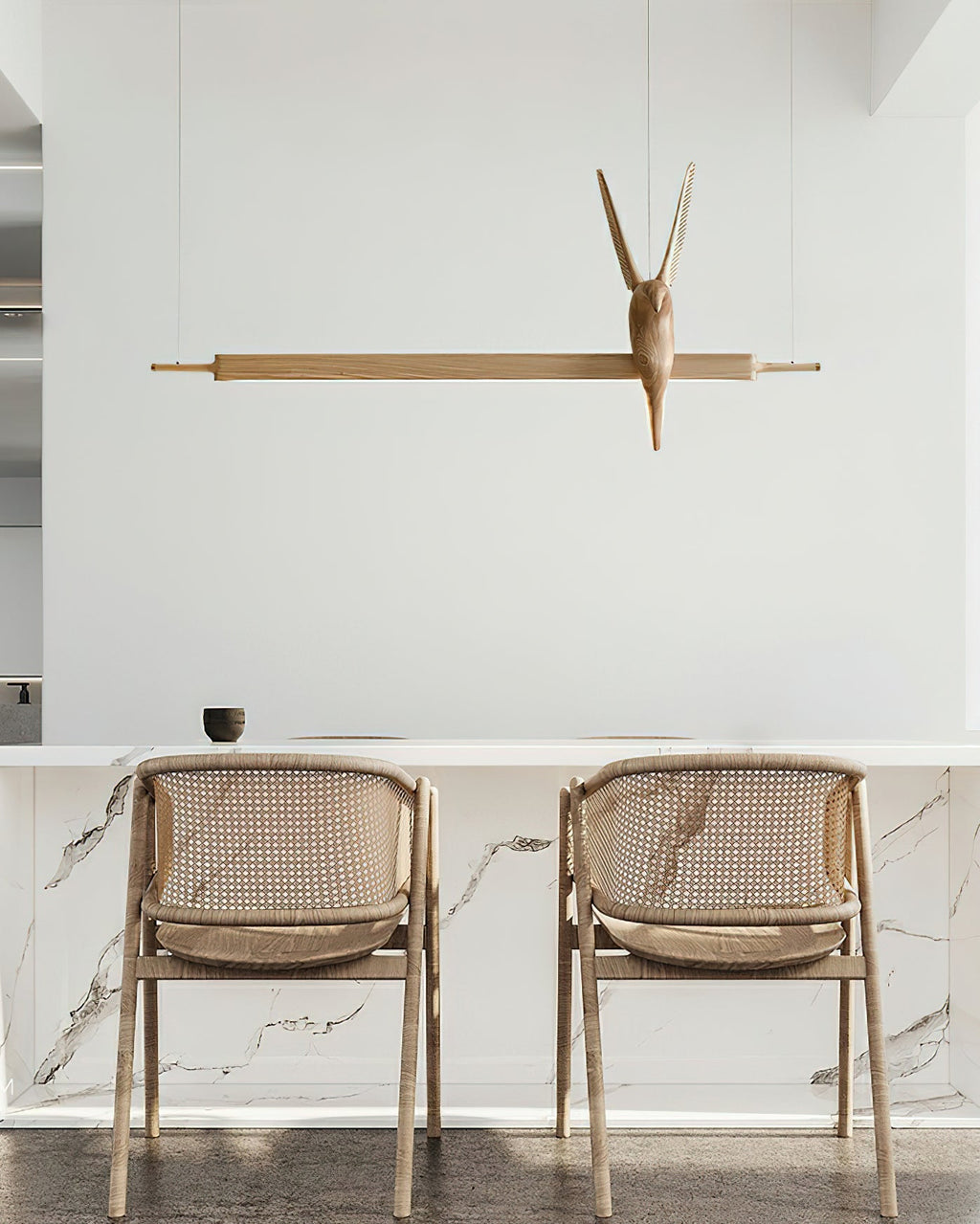 Coraara Wood Pendant Light-Moonnatur
