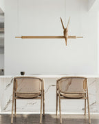 Coraara Wood Pendant Light-Moonnatur