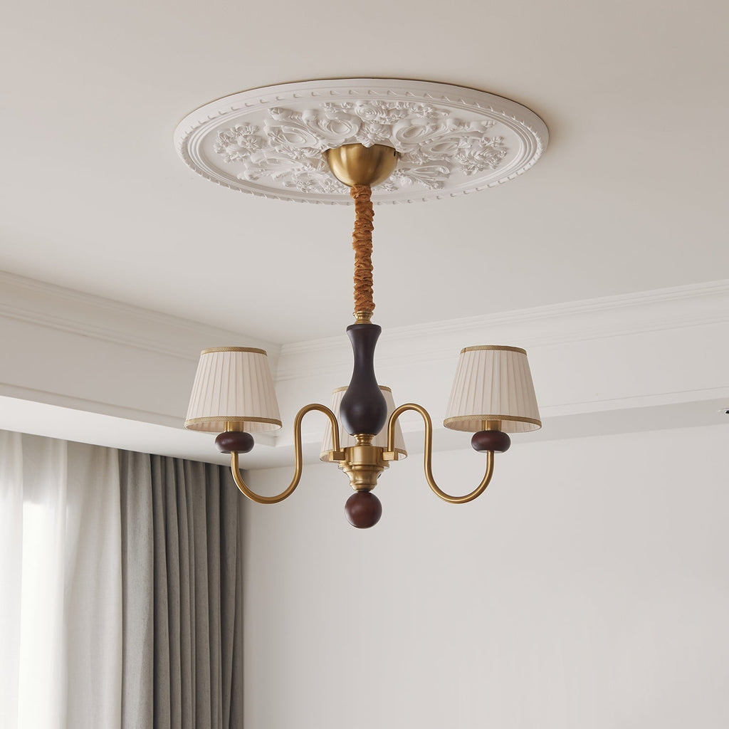 Thorenlyn Fabric Chandelier-Moonnatur