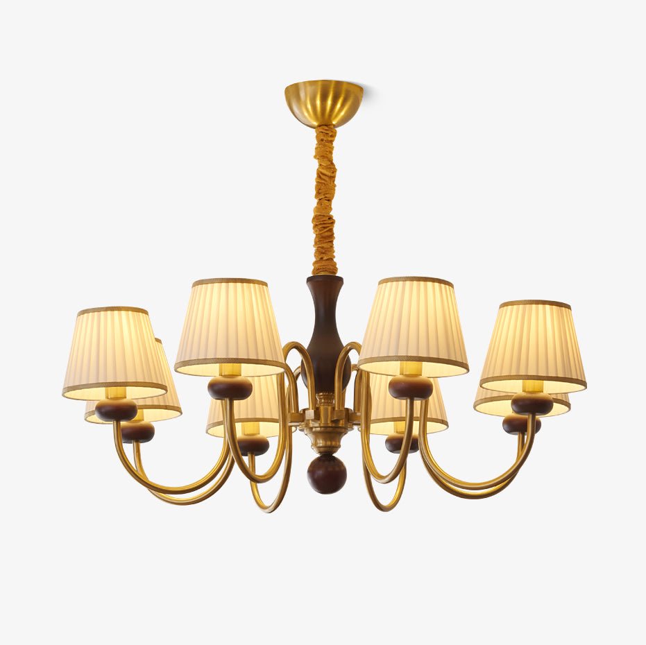 Thorenlyn Fabric Chandelier-Moonnatur