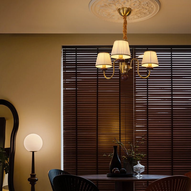 Thorenlyn Fabric Chandelier-Moonnatur