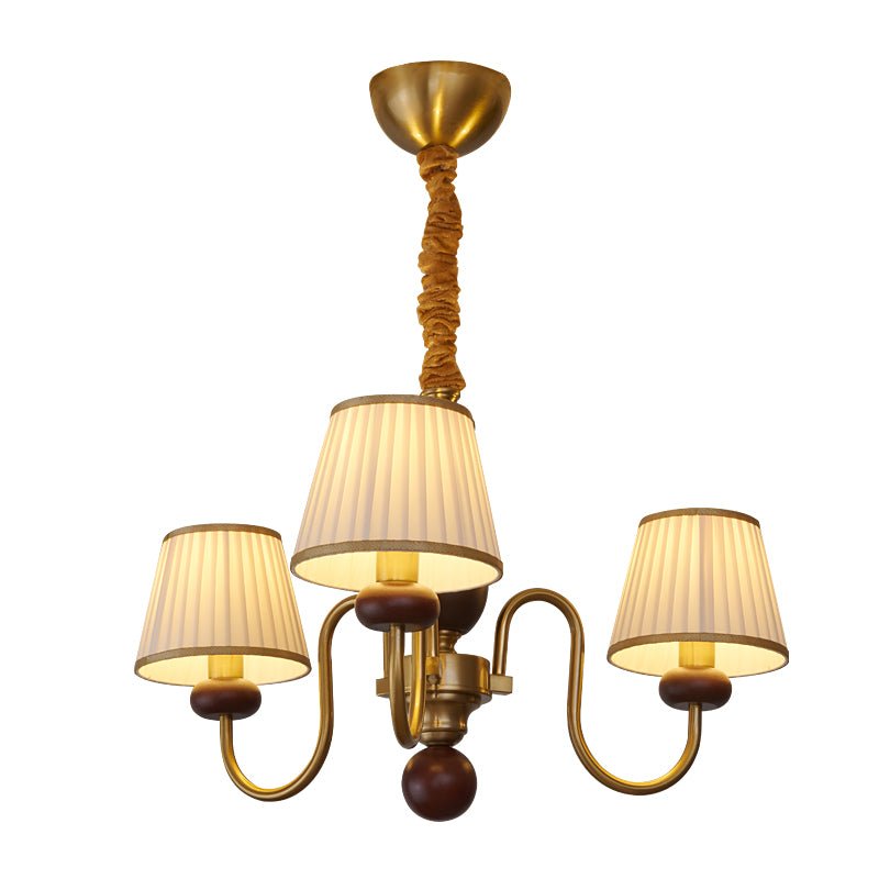 Thorenlyn Fabric Chandelier-Moonnatur