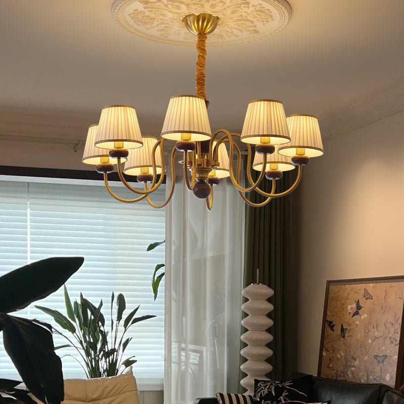 Thorenlyn Fabric Chandelier-Moonnatur