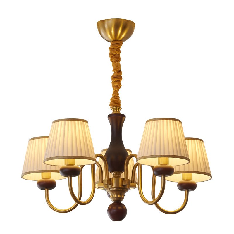 Thorenlyn Fabric Chandelier-Moonnatur