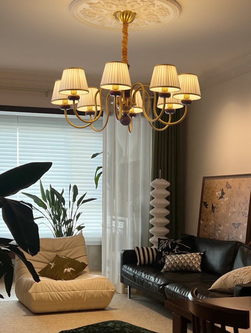 Thorenlyn Fabric Chandelier-Moonnatur