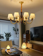 Thorenlyn Fabric Chandelier-Moonnatur