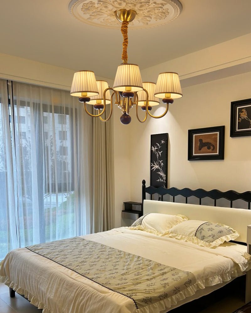 Thorenlyn Fabric Chandelier-Moonnatur