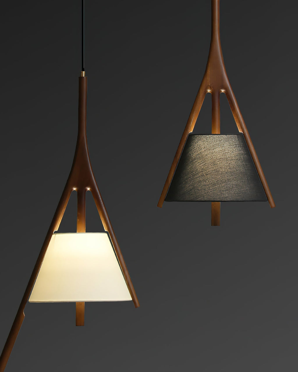 Rhodenelle Fabric Pendant Light-Moonnatur