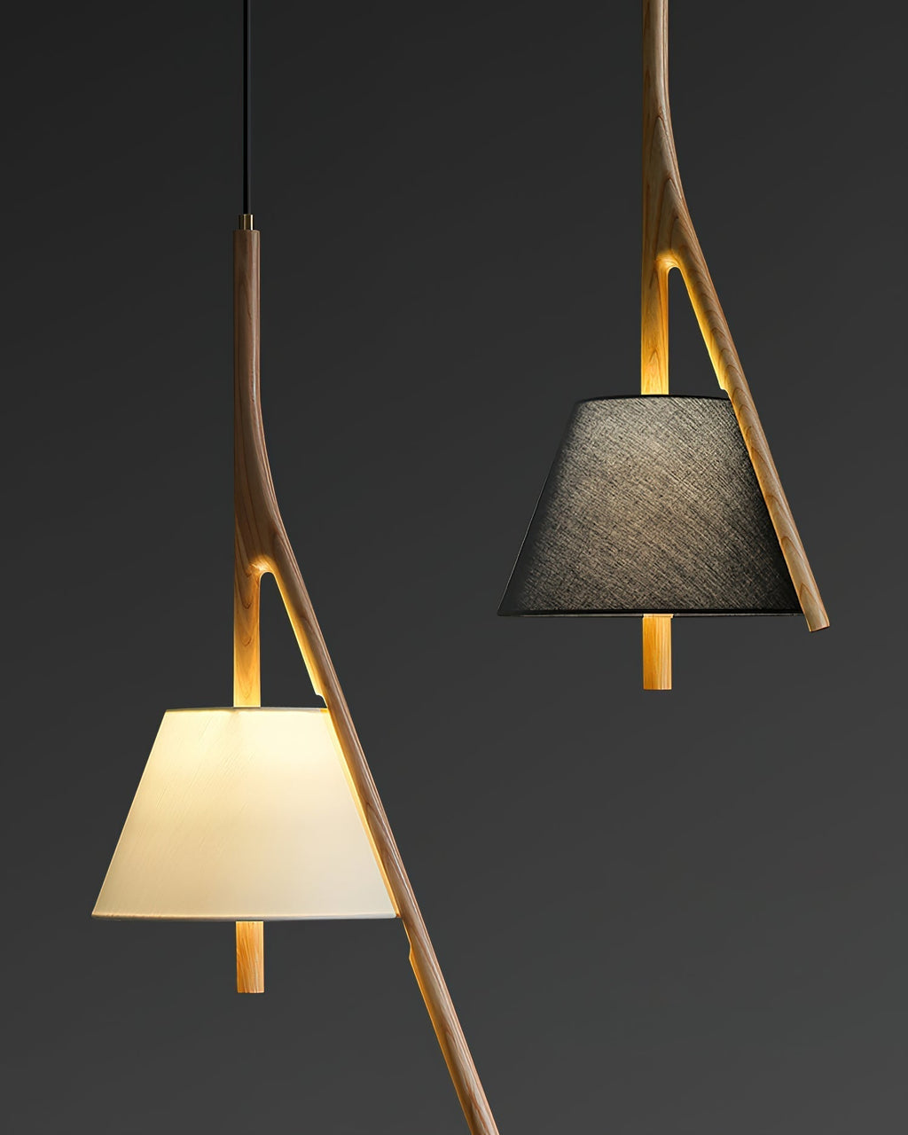 Rhodenelle Fabric Pendant Light-Moonnatur