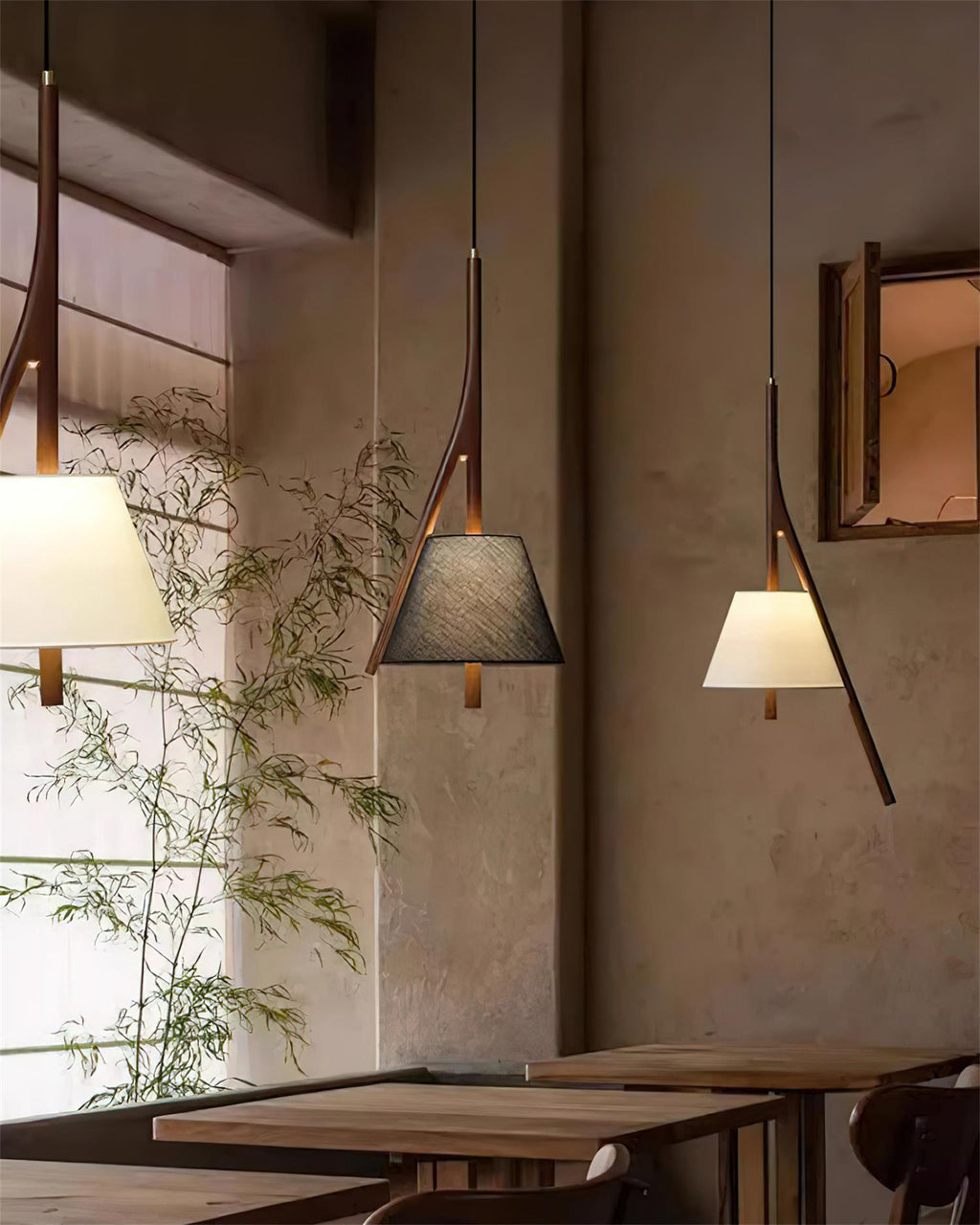 Rhodenelle Fabric Pendant Light-Moonnatur