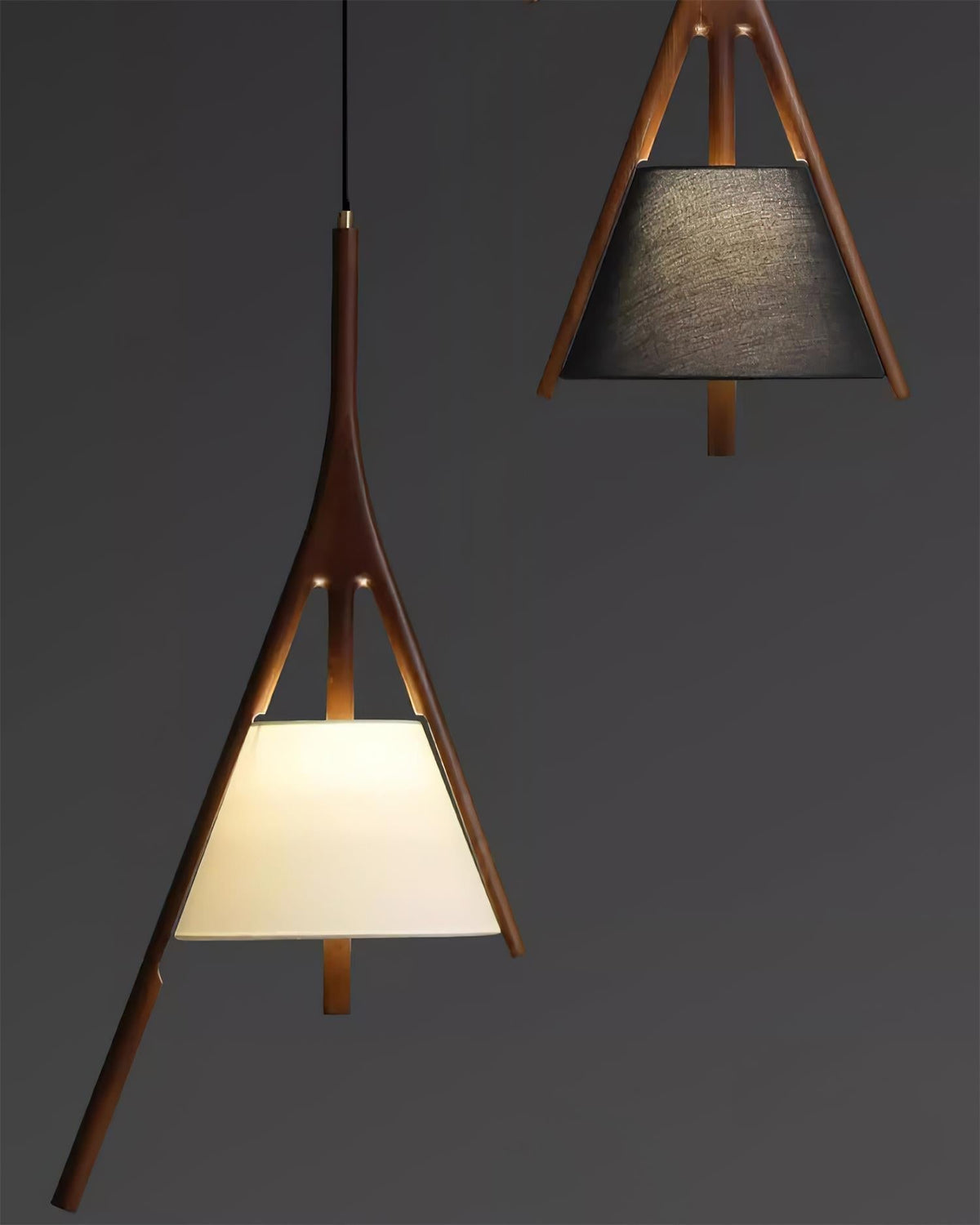 Rhodenelle Fabric Pendant Light-Moonnatur