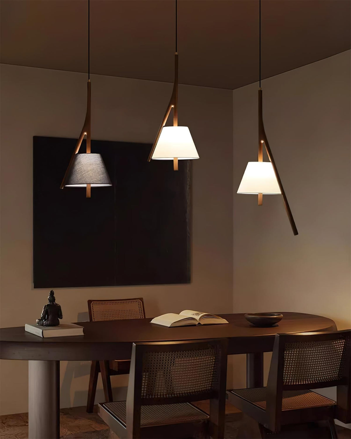 Rhodenelle Fabric Pendant Light-Moonnatur