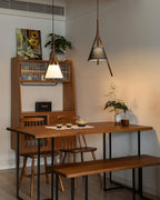 Rhodenelle Fabric Pendant Light-Moonnatur