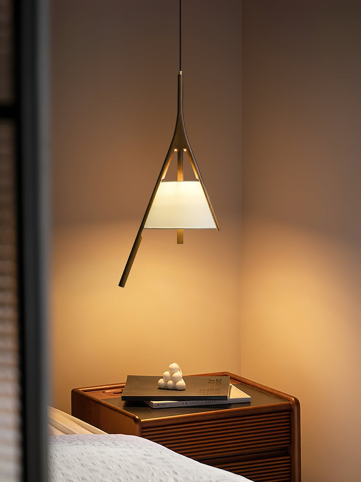 Rhodenelle Fabric Pendant Light-Moonnatur