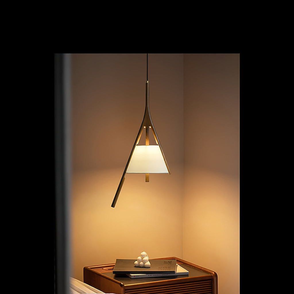 Rhodenelle Fabric Pendant Light-Moonnatur