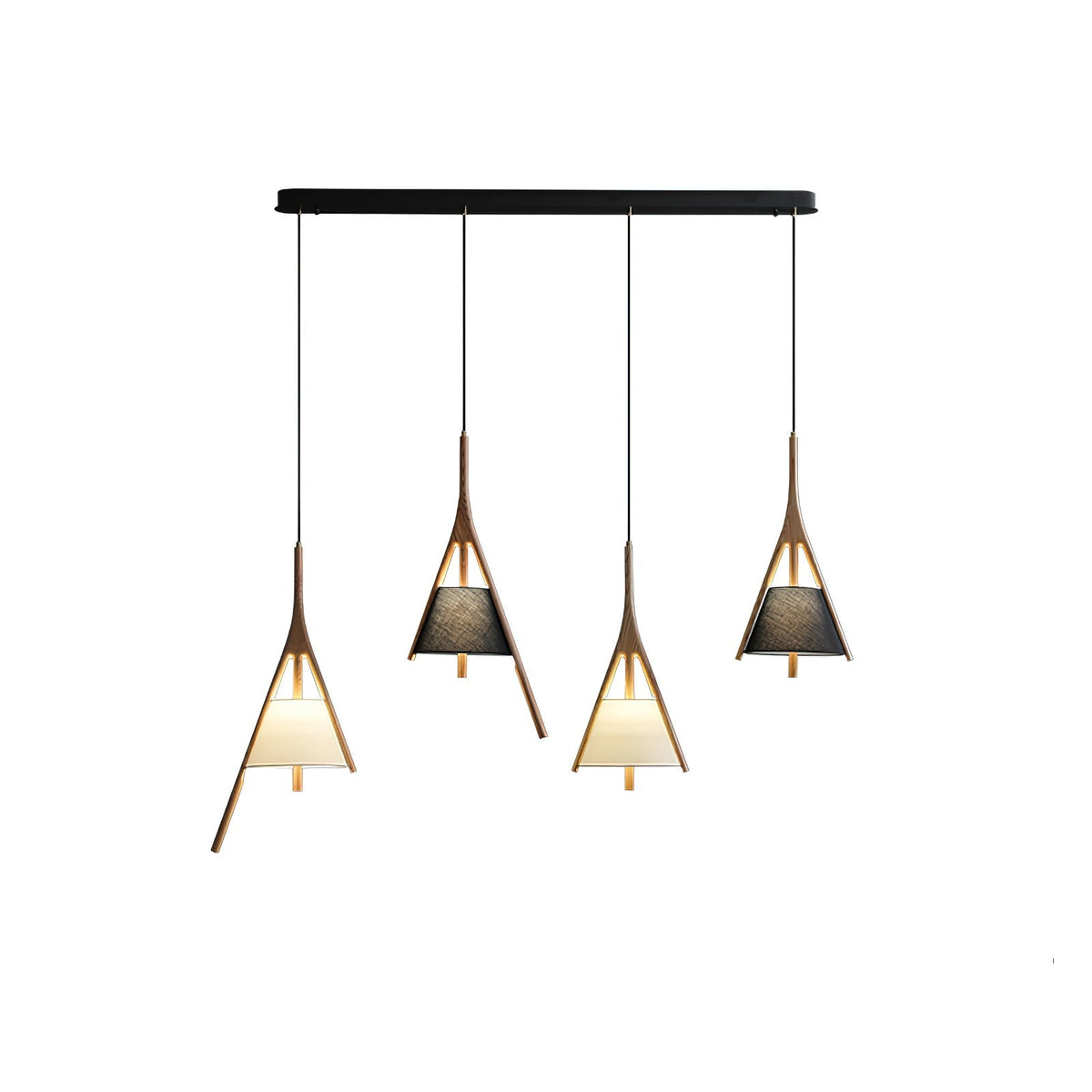 Rhodenelle Fabric Pendant Light-Moonnatur