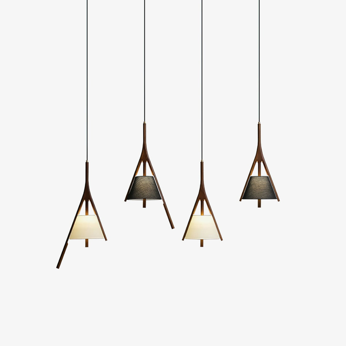 Rhodenelle Fabric Pendant Light-Moonnatur