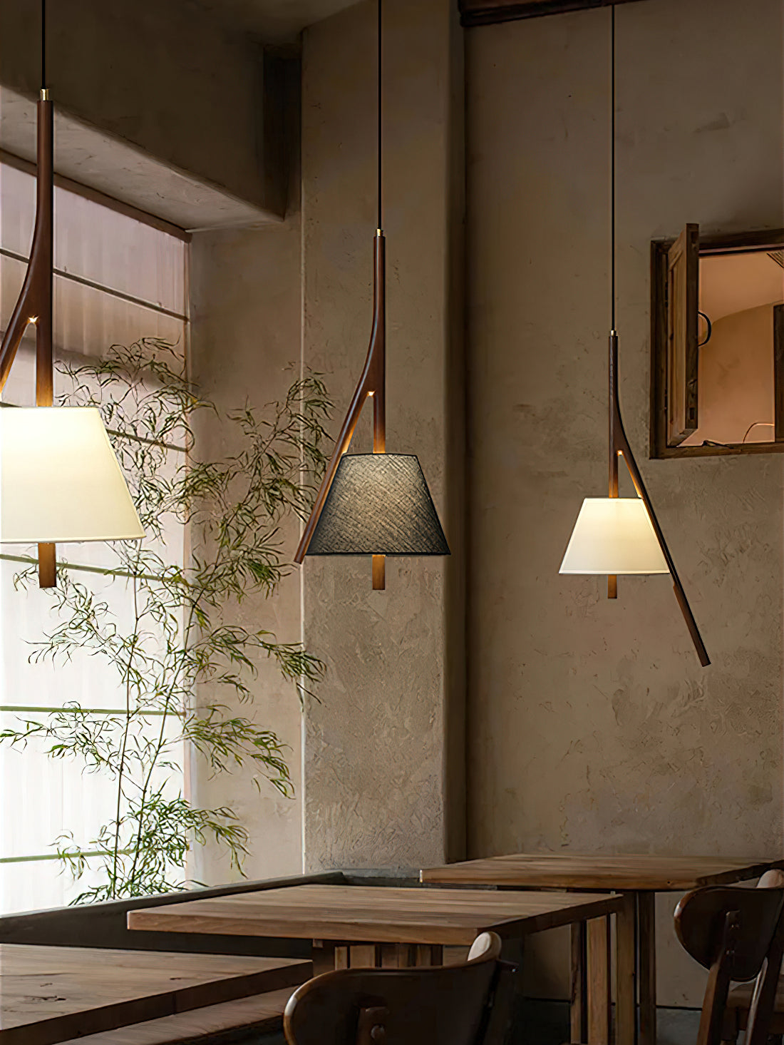 Rhodenelle Fabric Pendant Light-Moonnatur