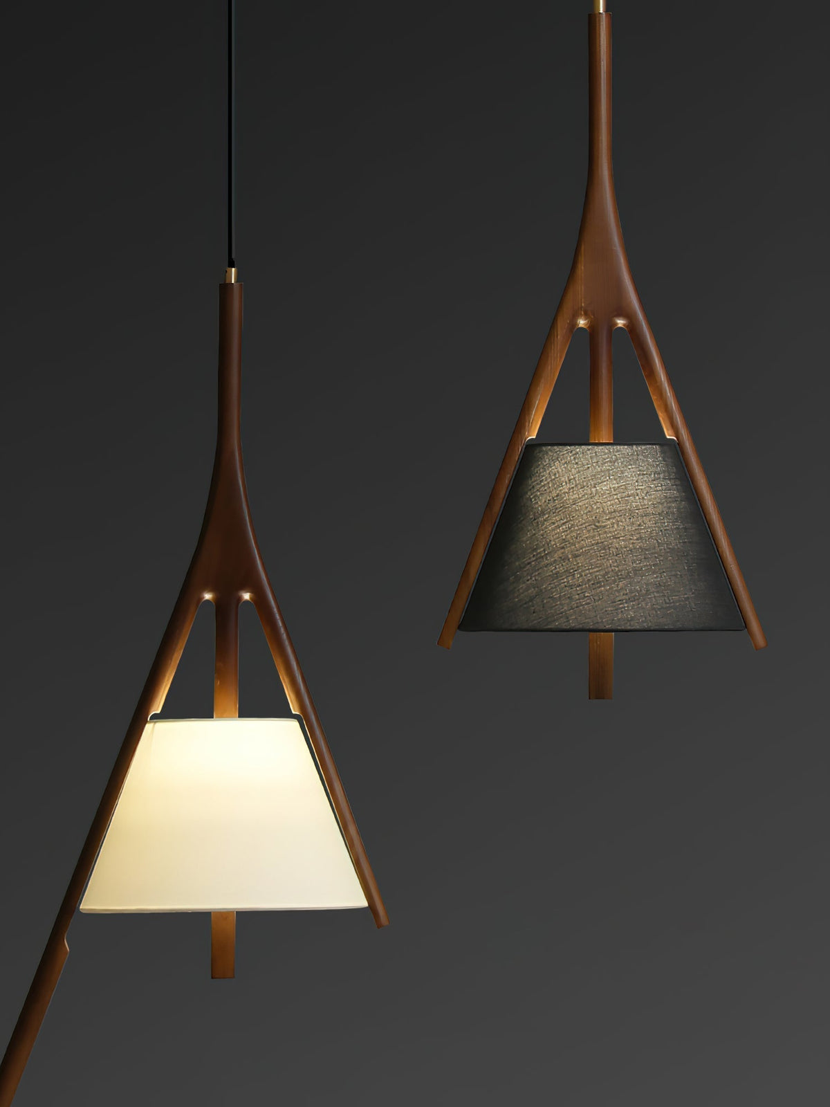 Rhodenelle Fabric Pendant Light-Moonnatur