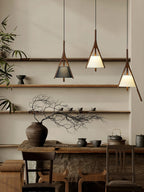 Rhodenelle Fabric Pendant Light-Moonnatur