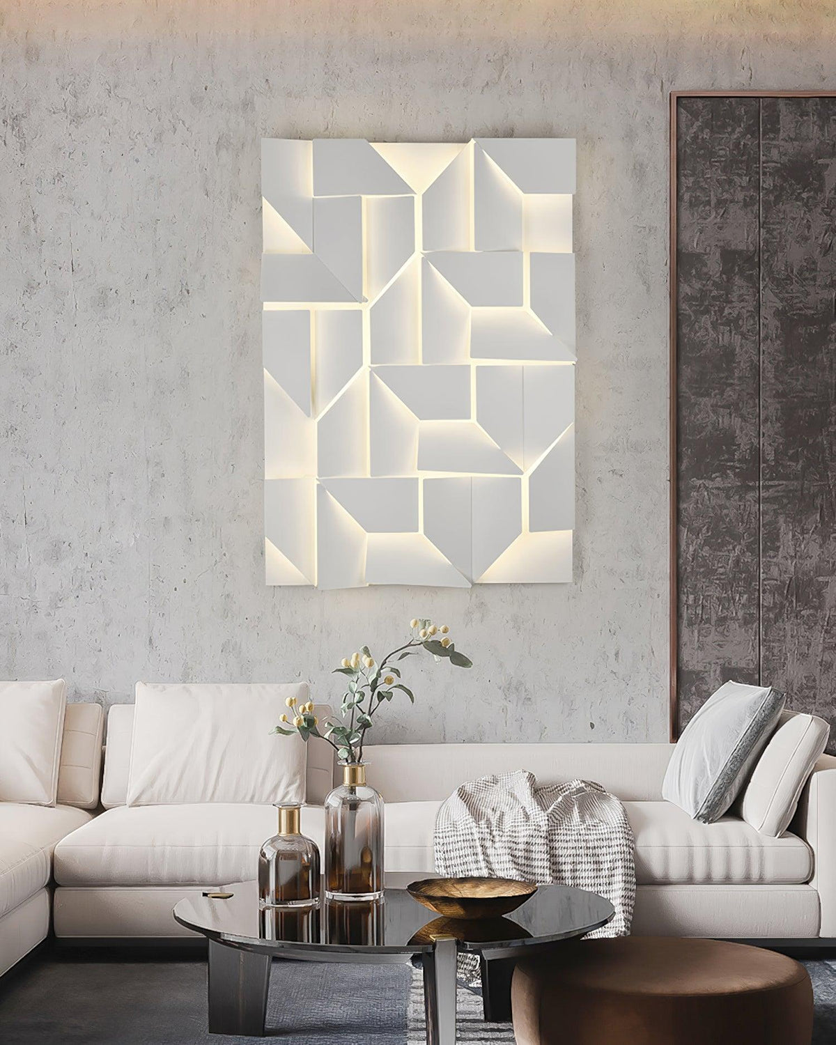 Casteris Aluminium Wall Light-Moonnatur