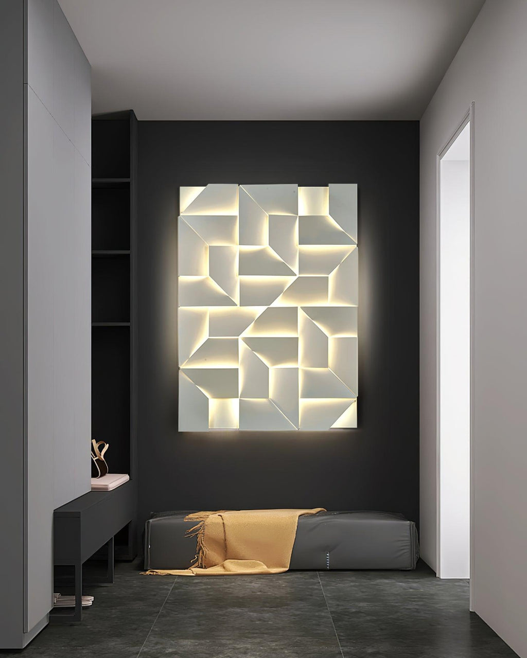 Casteris Aluminium Wall Light-Moonnatur