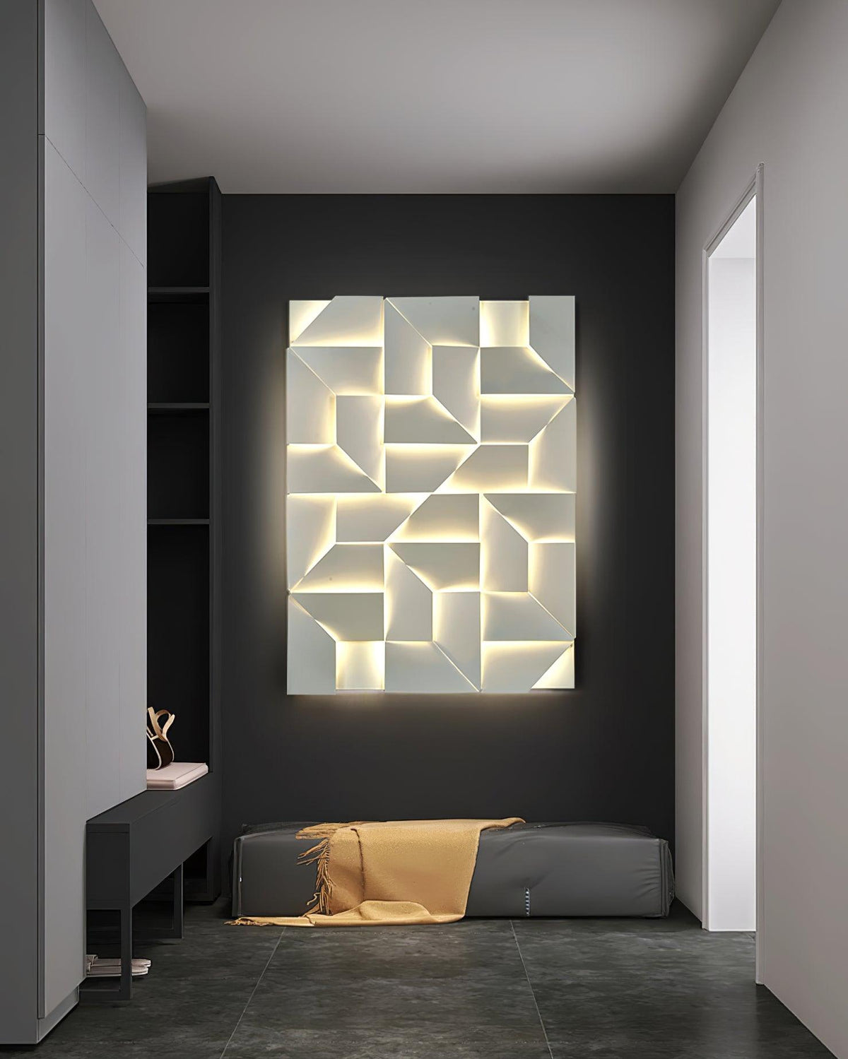 Casteris Aluminium Wall Light-Moonnatur