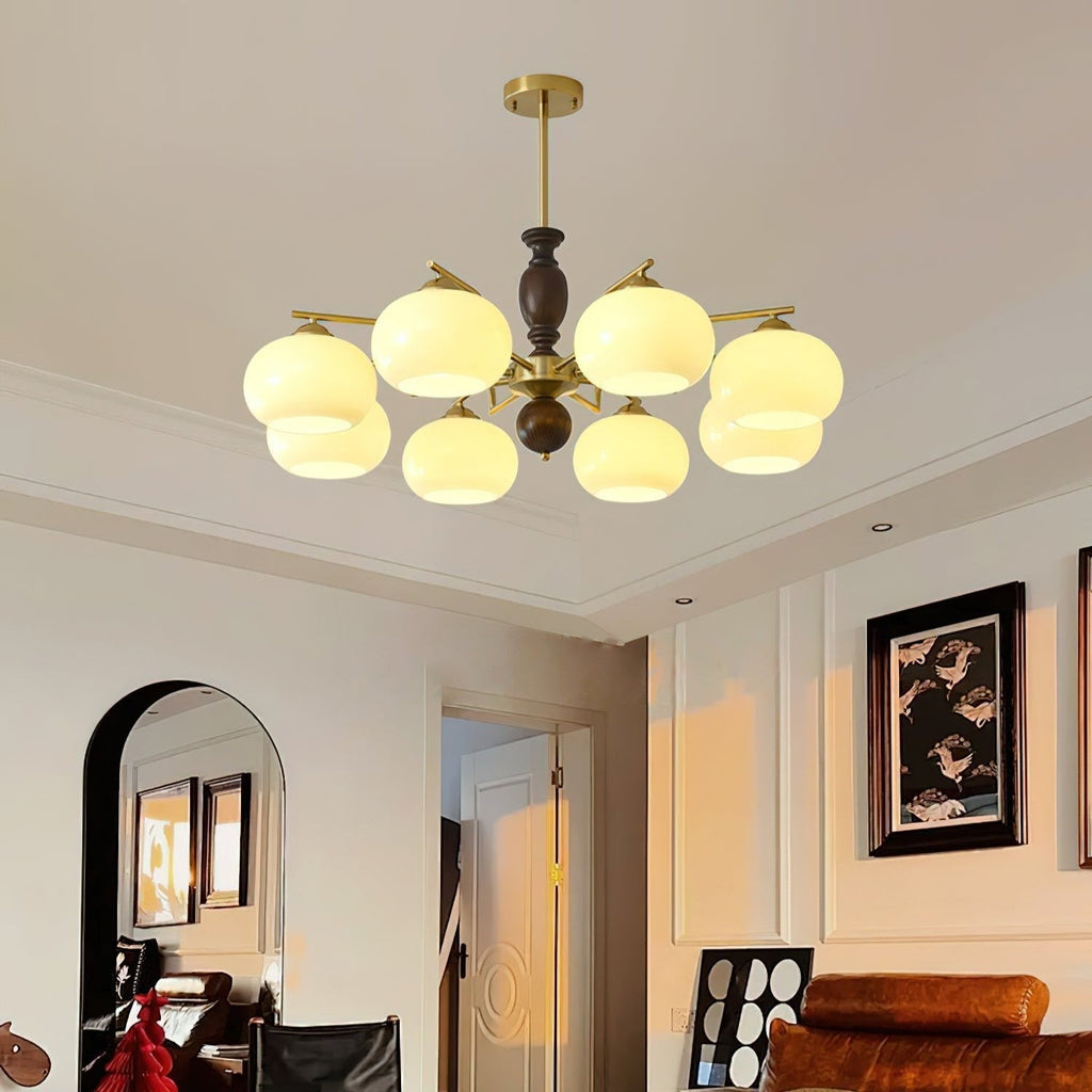 Perenlyn Glass Chandelier-Moonnatur